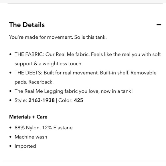 NWT Offline Real Me padded Tank Top - Steel Blue deep Navy - Picture 13 of 16